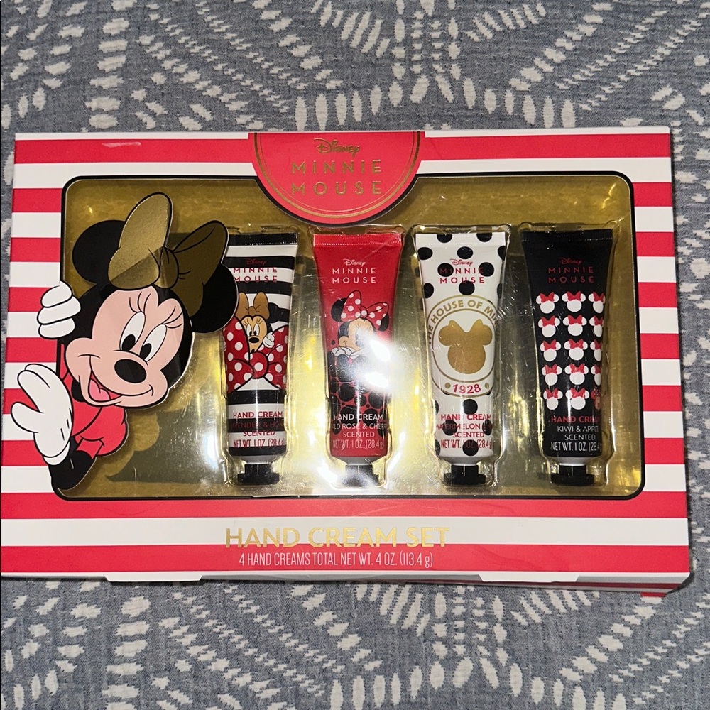Disney Minnie Mouse Hand Cream Collection - Four Different Fragrances NIB